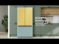 Meet the large capacity bespoke french door refrigerator  samsung