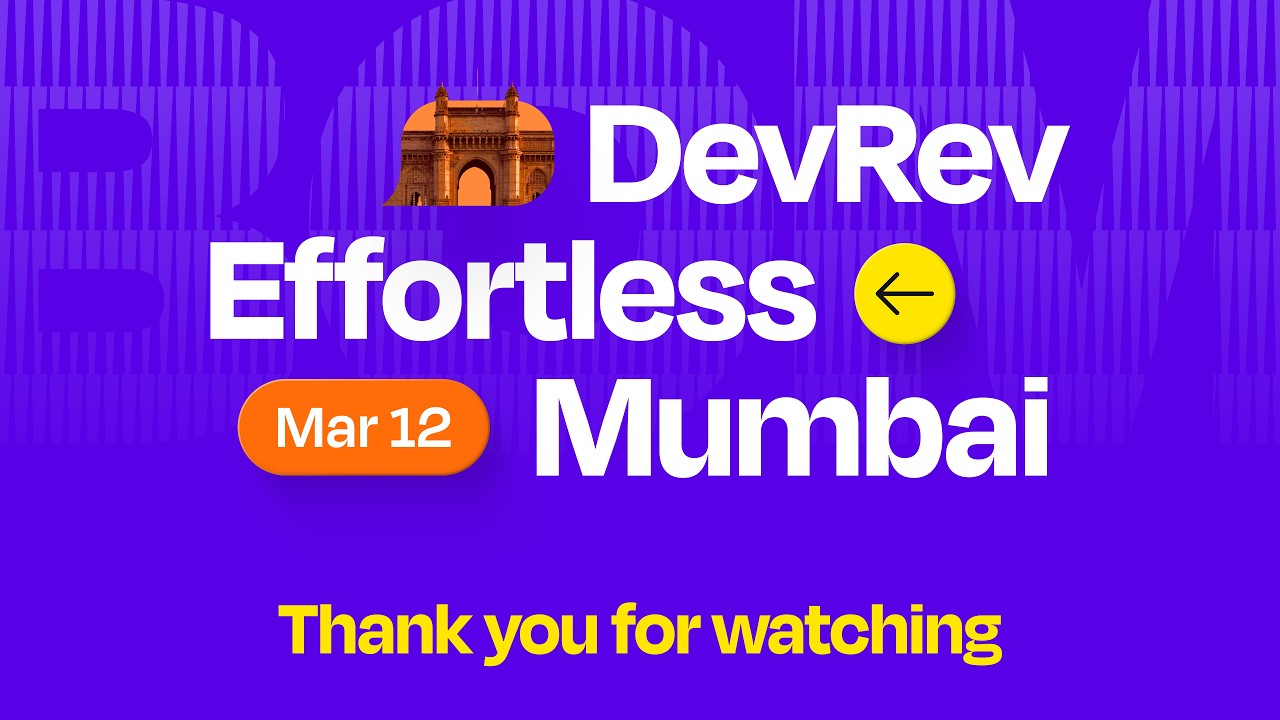 DevRev Effortless Mumbai 2026