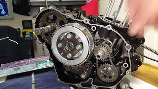 86 87 ATC 200x loose oil pump chain fix rebuild