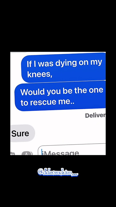 If I was dying on my knees, would you be the one to rescue me? Trend#trend