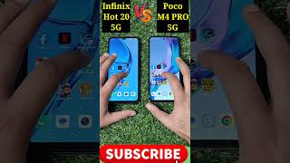 Infinix Hot 20 5G Vs Poco M4 Pro 5G Speed Test