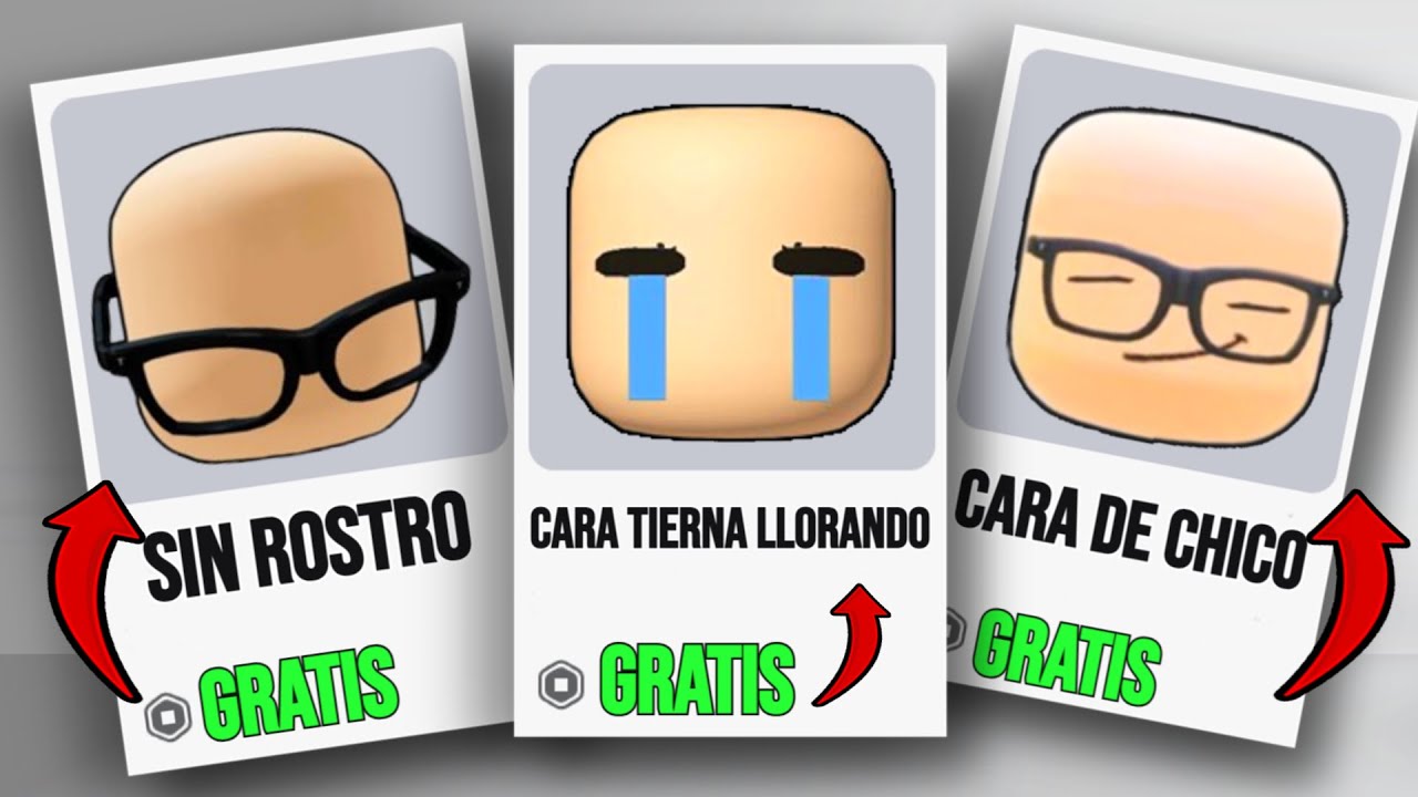 CONSIGUE CARAS GRATIS en ROBLOX Y COMÓ CREAR TUS PROPIAS CARAS con LA NUEVA FUNCIÓN DE ROBLOX