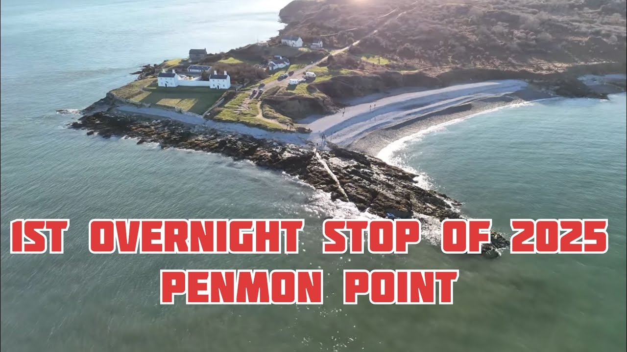 Penmon Point, Anglesey. 1st overnight van stop of 2025.