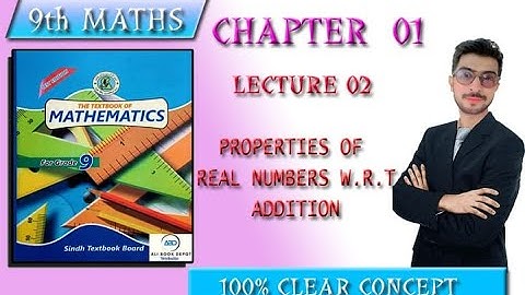Properties of Real Number With Respect to Addition |Class 9th| Sindh Board