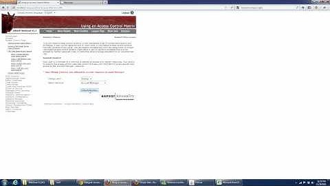 WebGoat - Using an Access Control Matrix