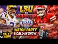 LSU vs Houston LIVE Watch Party 🔥 Texas Bowl | Call-In Show OPEN 📞