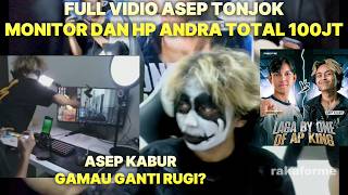 AS YOU REQUESTED‼️ FULL VIDEO OF ASEP PUNCHING THE MONITOR AND SMASHING ANDRA ST'S PHONE😨‼️