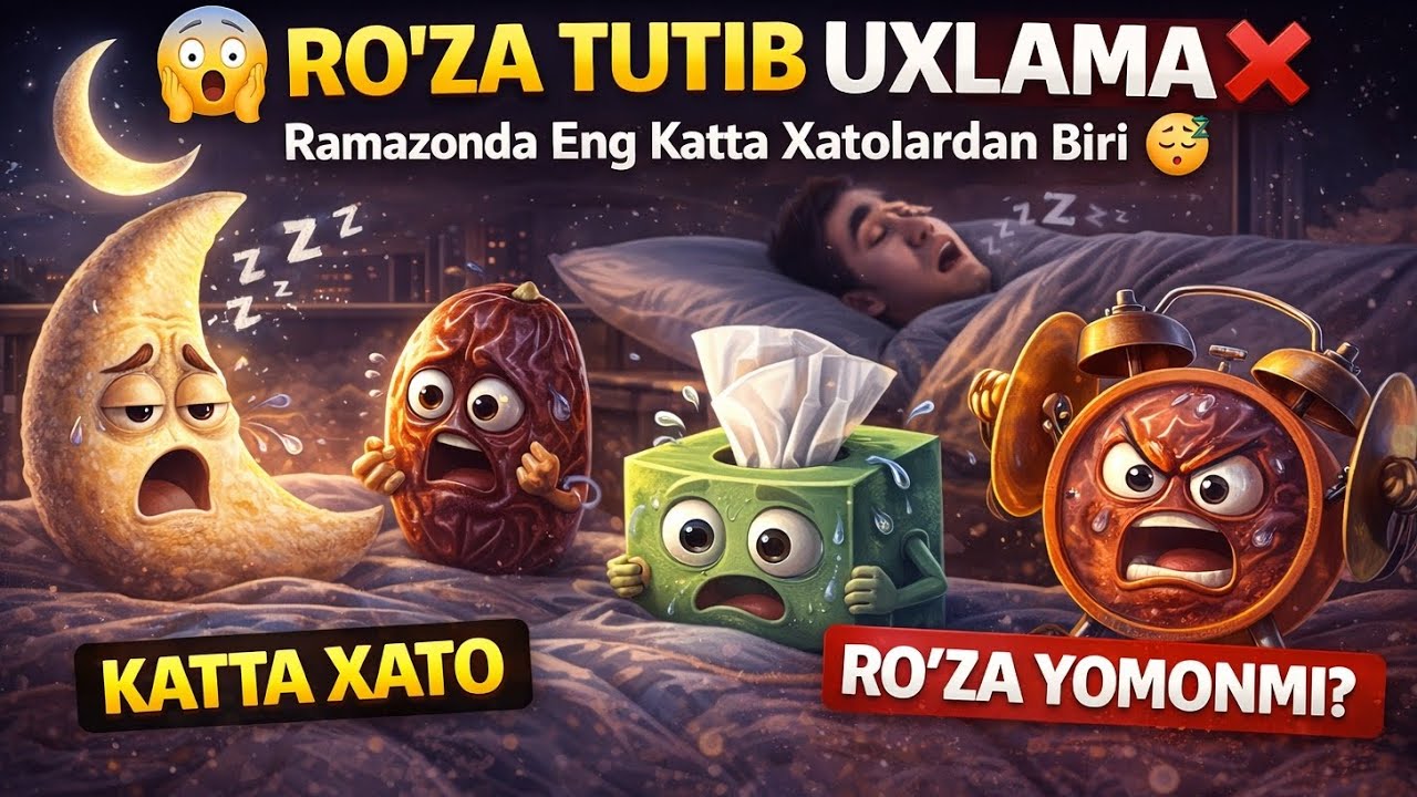 RO'ZA TUTIB UXLASHDA ENG KATTA XATO BORMI?