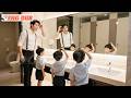 CEO Surprised to See Kids Mimicking His Bathroom Movements 🚻