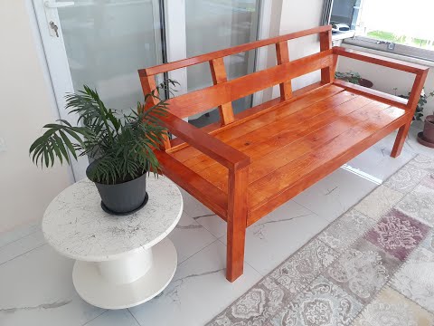 UCUZA BAHÇE BALKON KOLTUK YAPIMI 1 / MODERN OUTDOOR SOFA  #sofa #kendinyap #diy #build