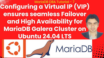 (हिन्दी) Configuring a VIP ensures seamless failover & high availability for MariaDB Galera Cluster