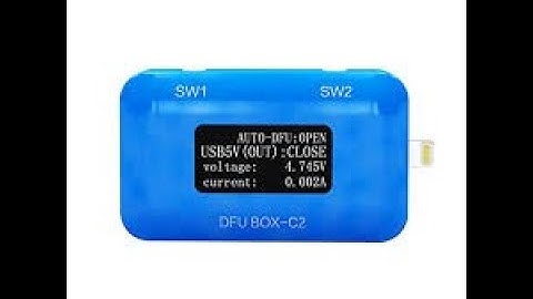 HOW TO ENTER IPHONE RECOVERY MODE WITH JC DFU BOX C2