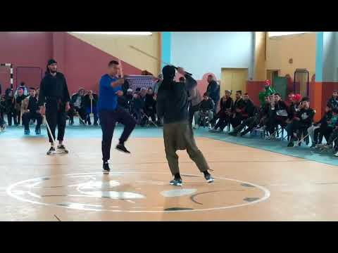 العصا التقليدية مع الشيخ معمر ڨندوز الشيخ مصطفى نتاع قصر البخاري Algérien Traditionnel Combat Stick