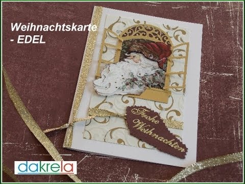 Weihnachtskarte selber basteln / Christmas cardmaking ...