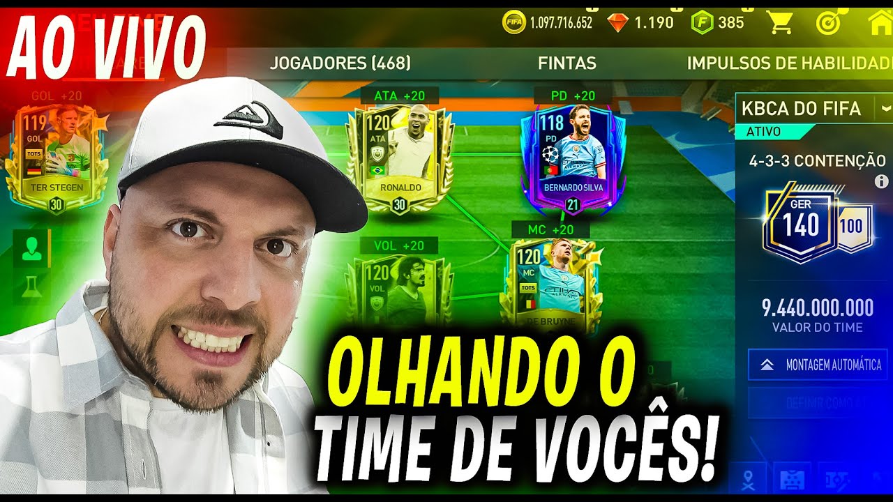 FIFA MOBILE 23 😱 CHEGA O GER 131 E MAIS REFORÇO TOP NO TIME KBCA DO FIFA  🤩 