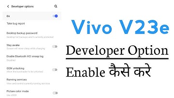 Vivo V23e How To Enable Developer Options