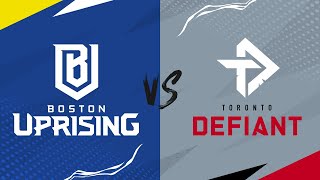 @BostonUprising vs @TorontoDefiant  | Summer Qualifiers West | Week 2 Day 1