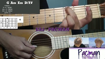 eaJ - Pacman (Jae - Pacman) Guitar Chord Cover & Tutorial