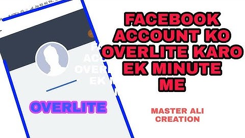 How to create overlite plus invalid Facebook account