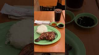 My Mang Inasal Meal at SM City Olongapo in Olongapo City - Zambales - Philippines - 11 April 2023