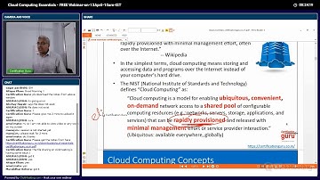 Certification Guru : Webinars - Cloud Computing Essentials