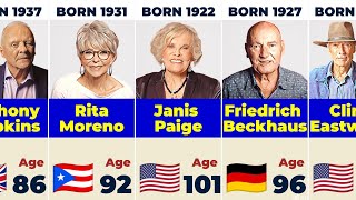 Oldest Living Actors And Actresses | Over 80