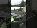 When a driver tries hitting a motor bike #shorts #bike #motorbike