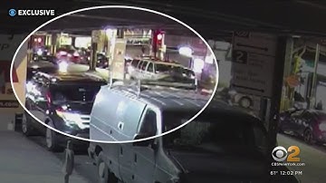 Video shows car mow down officer in the Bronx