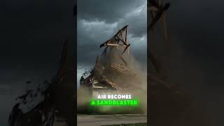 How long would you survive if the wind kept accelerating? #survival #simulation #physics #whatif#vfx