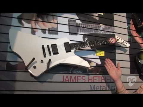 NAMM '11 - ESP James Hetfield Snakebyte, Kirk Hamm...