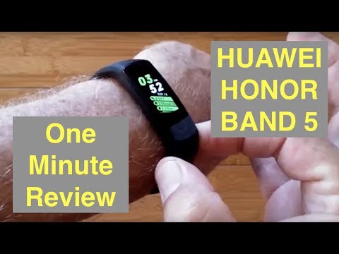 HUAWEI Honor Band 5 IP68 5ATM Waterproof Advanced Fitness Bracelet: One Minute Review