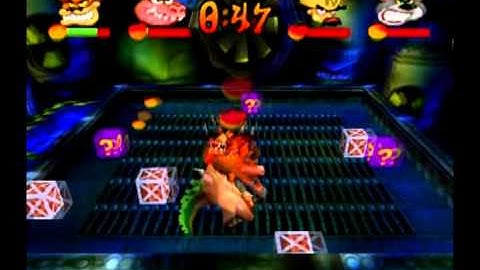 Crash Bash - Warp Room 4: Forest - 52) Drain Bash Lv. 1