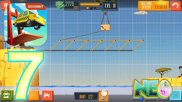 Build A Bridge: Gameplay Walkthrough Part 7 - Level 11 (iOS, Android)