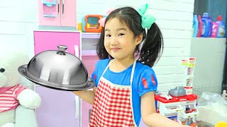 Boram cooking for customer and other funny stories for kids