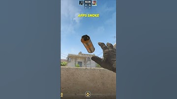 Deep Apps Smoke From Spawn Mirage CS2 #shorts