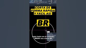 Aprende a cortar objetos en #AutoCAD de forma fácil y rápida sin tener que usar el comando TRIM