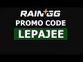 RAIN GG Referral Code 2025 🎁 Get 3 FREE CASES with Promo Code LEPAJEE💸