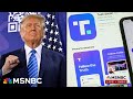 &#39;Is this not the Trumpiest story of all time?&#39; Trump sues Truth Social co-founders