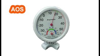 Mini Humidity Thermometer Meters Round Clock-shaped Indoor Outdoor Hygrometer Humidity Temperature