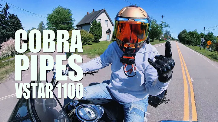 Yamaha VStar 1100 (XVS 1100) With Cobra Exhaust! It Sounds Harley Loud!