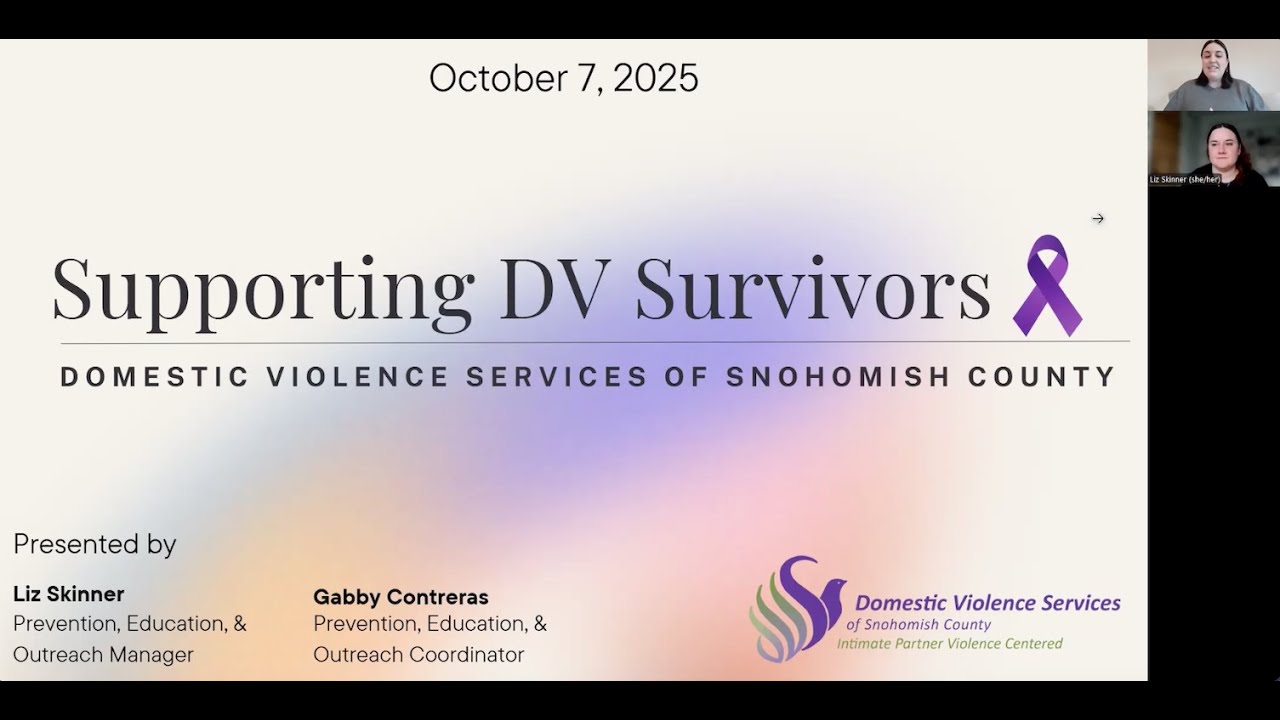 Supporting Survivors of Domestic Violence - YouTube