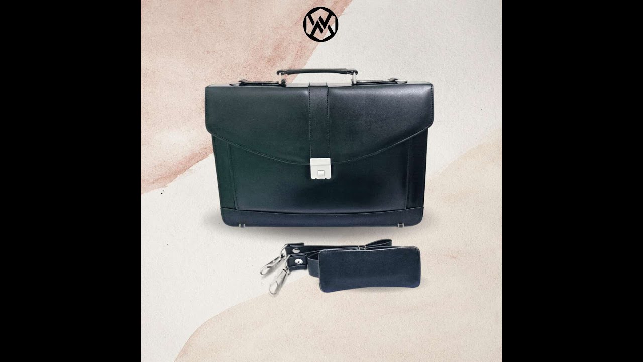 WrexMir is the original producer of the Salient Black leather briefcase