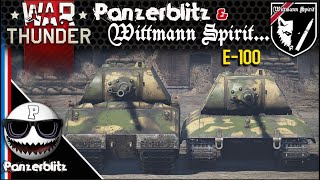 WAR THUNDER FR - PANZERBLITZ & WITTMANN SPIRIT: CHAR LOURD E-100 & MAUS! LOURDE SERA LA CHUTE.