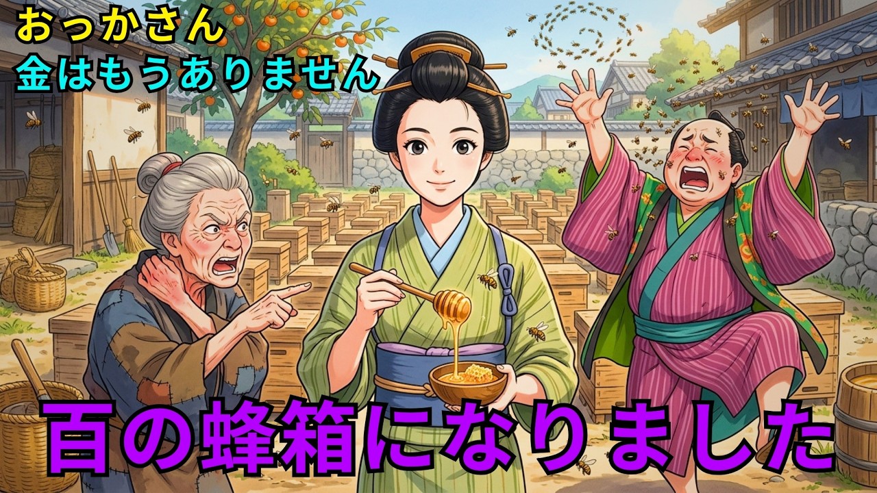 夫が山に入ったきり二か月帰らない。そんなある夜、私は誰にも言わず、夫が遺した最後の蓄えを全て蜂の巣箱に変えた。翌朝、姑は私を「気が触れた」と叫び、村中が笑いものにした。それでも私は信じていた。夫は必ず帰ると。ところがそこに、夫の死をいいことに財産を奪おうとする義兄が現れ、「この家の田畑は兄である俺が引き受けるのが筋だ」と言い放った。私は義兄の欲の目に、静かに笑みを返した。蜂は、心を見抜く生き...