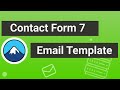 Contact Form 7 Email HTML Template