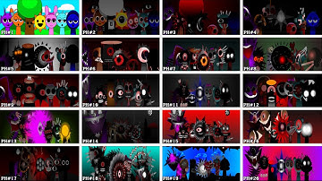 Mix Simon vs Mr.Tree vs Durple vs Mr.Sun vs Sky vs Lime vs Garnold || Animation Sprunki / mix 20!!!
