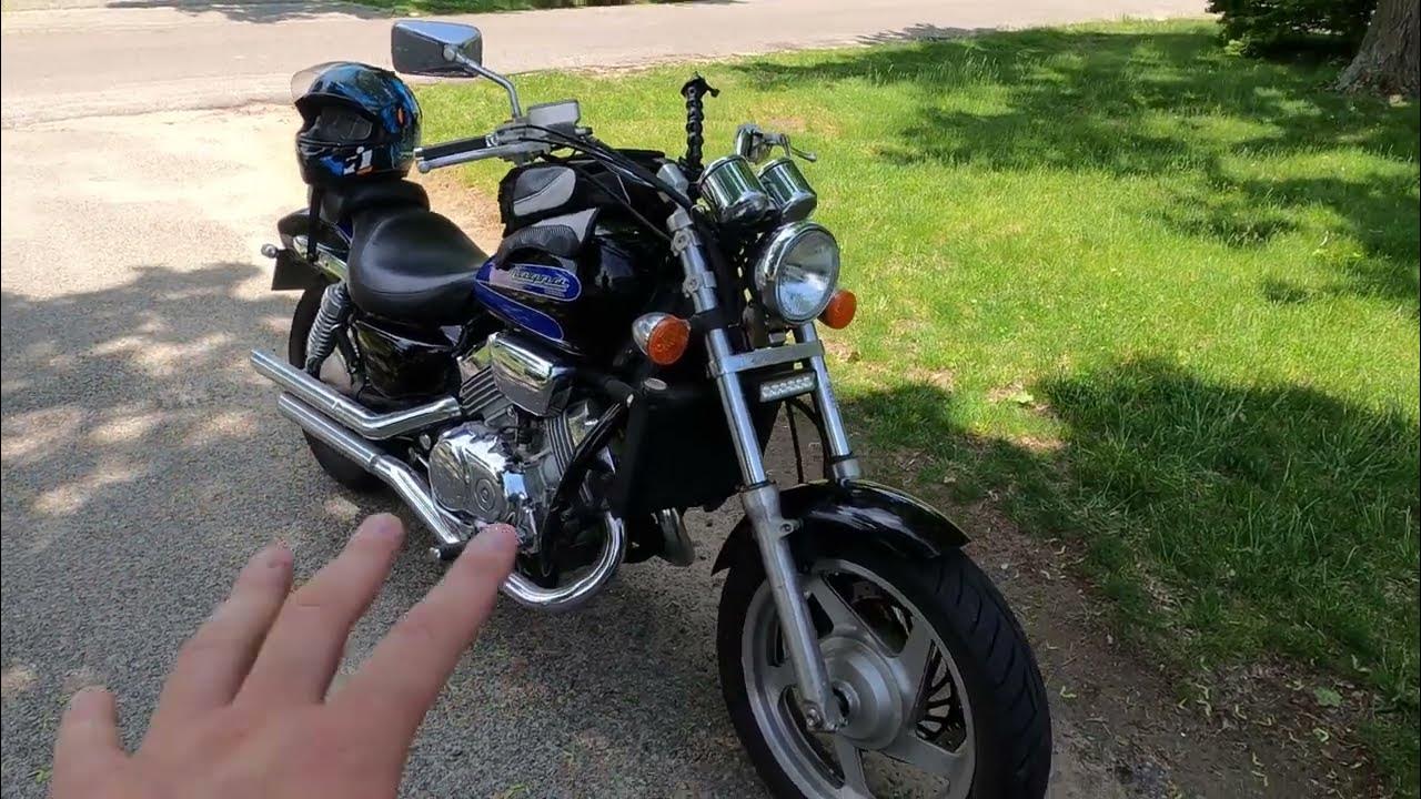 1998 Honda Magna 750cc Ride (Return Of Adventure Bike Series?) - YouTube