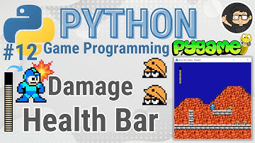Pygame Tutorial 12 - Create a Health Bar