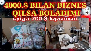 4000 $ MING BILAN BIZNES QOLSA BOLADI OYIGA 700 $TOPAMAN😱😱