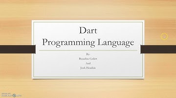 Dart Programming Language Part 1